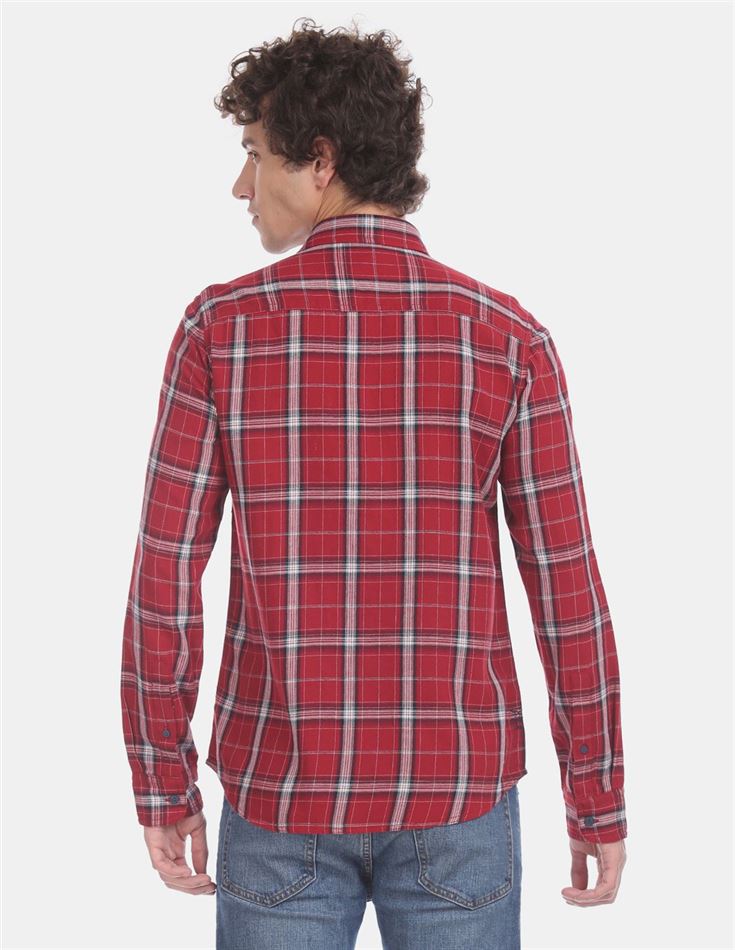 Ed Hardy Men Casual Wear Red Shirt